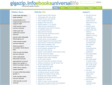 Tablet Screenshot of gigazip.info
